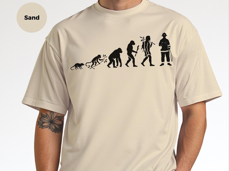 Firefighter Graduate T-Shirt, Evolution Of A Firefighter Design, Thin Red Line First Responder Hero, Fireman Dad Apparel, Firefighter Life image 5