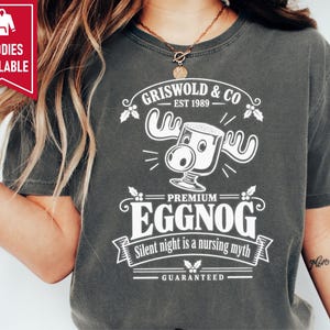 Griswold Shirt, Funny Christmas Pajamas, Nurse Christmas Gift, Eggnog Shirt, Clark Griswold, Holiday Humor Tee imagen 8