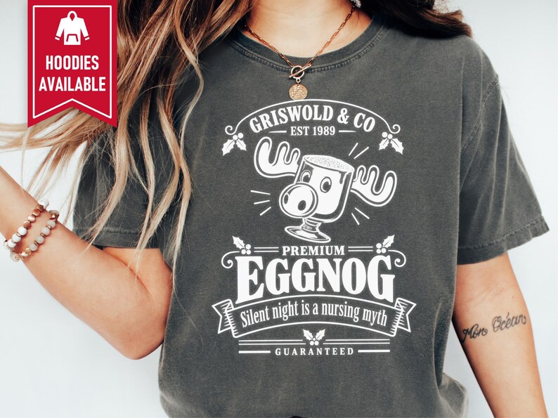 Griswold Shirt, Funny Christmas Pajamas, Nurse Christmas Gift, Eggnog Shirt, Clark Griswold, Holiday Humor Tee imagen 8