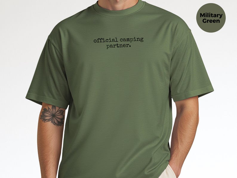 Fresh Off The Market Shirt, Official Camping Partner Tee, Outdoorsy Couple Adventure Crewneck, National Park Apparel, Fresh Off Market image 2