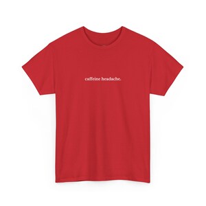 A Caffeine Headache Survivor Shirt: Funny Coffee Addict Shirt, Relatable Humor Tee for Coffee Lovers, Sarcastic Daily Struggle Gift for Her image 1