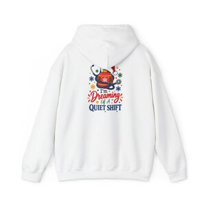 Nurse Christmas Sweatshirt, Funny Nurse Holiday Gift, Quiet Shift Shirt, Christmas ICU Nurse Top, RN Christmas Hoodie image 12