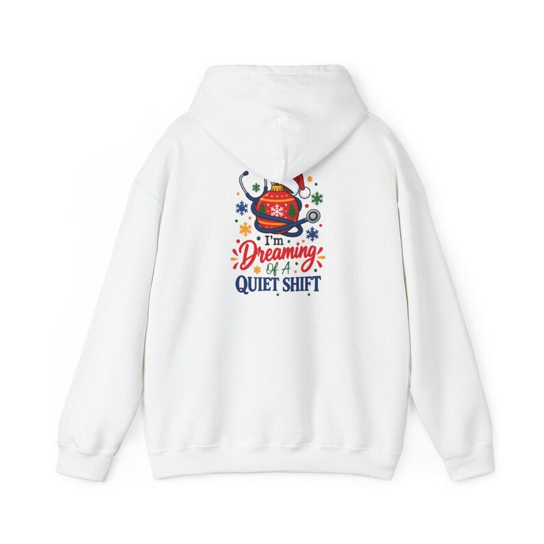Nurse Christmas Sweatshirt, Funny Nurse Holiday Gift, Quiet Shift Shirt, Christmas ICU Nurse Top, RN Christmas Hoodie image 12