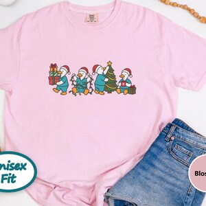 Christmas Scrub Top, Holiday Duck Shirt, Nurse Christmas Gift, Medical Staff Tee, Festive Doctor Sweater image 10