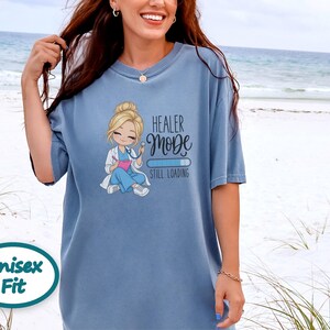 Future Nurse Shirt, Cute Nurse Gift, Student Nurse Tee, Nurse In Progress, Healer Mode Loading, Graduation Gift for RN image 4