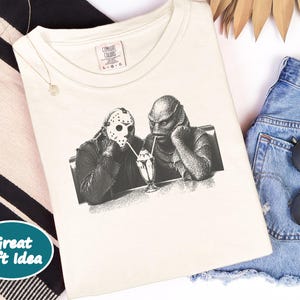 Vintage Horror Shirt, Retro Horror Movie Tee, Classic Monster Gift, Slasher Movie Shirt, Cult Movie Fan Shirt, Horror Fan T Shirt image 9