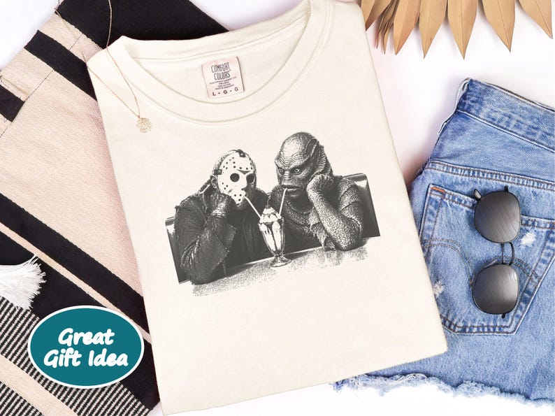 Vintage Horror Shirt, Retro Horror Movie Tee, Classic Monster Gift, Slasher Movie Shirt, Cult Movie Fan Shirt, Horror Fan T Shirt image 9