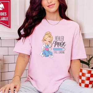 Future Nurse Shirt, Cute Nurse Gift, Student Nurse Tee, Nurse In Progress, Healer Mode Loading, Graduation Gift for RN image 7