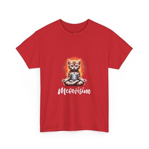 Purr Meowisim Kitty Cat Funny Shirt - Hilarious Feline Meme Tee, Crazy Cat Lady Gift, Animal Lover Apparel, Sarcastic Pet Owner Top For Her imagen 1