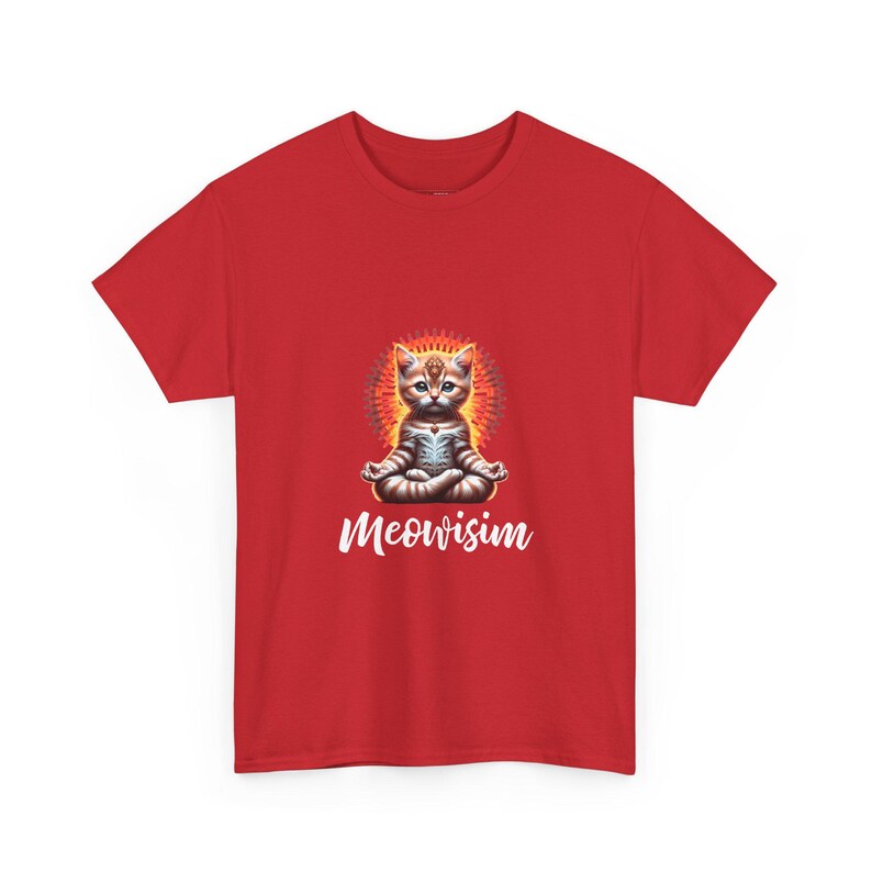 Purr Meowisim Kitty Cat Funny Shirt - Hilarious Feline Meme Tee, Crazy Cat Lady Gift, Animal Lover Apparel, Sarcastic Pet Owner Top For Her imagen 1