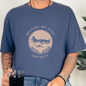 Comfort Colors Resting My Eyes Society T-Shirt, Funny Napping Tee for Men, Vintage Dad Humor Shirt, Sarcastic Sleep Lover Tee, Resting Eyes image 8