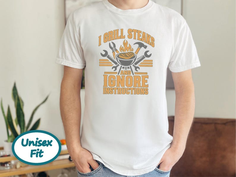 Funny Grill Shirt, Grill Master Tee, Mechanic Shirt, Dad Grill Gift, BBQ Lover Shirt, Grilling Shirt, Tool Shirt, Funny BBQ Tee bild 9