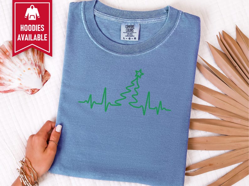 Grandpa Christmas Shirt, Cardiac Nurse Gift, Christmas Tree Heartbeat Tee, Cardiology Holiday Present, Grandpa Christmas Gift image 10