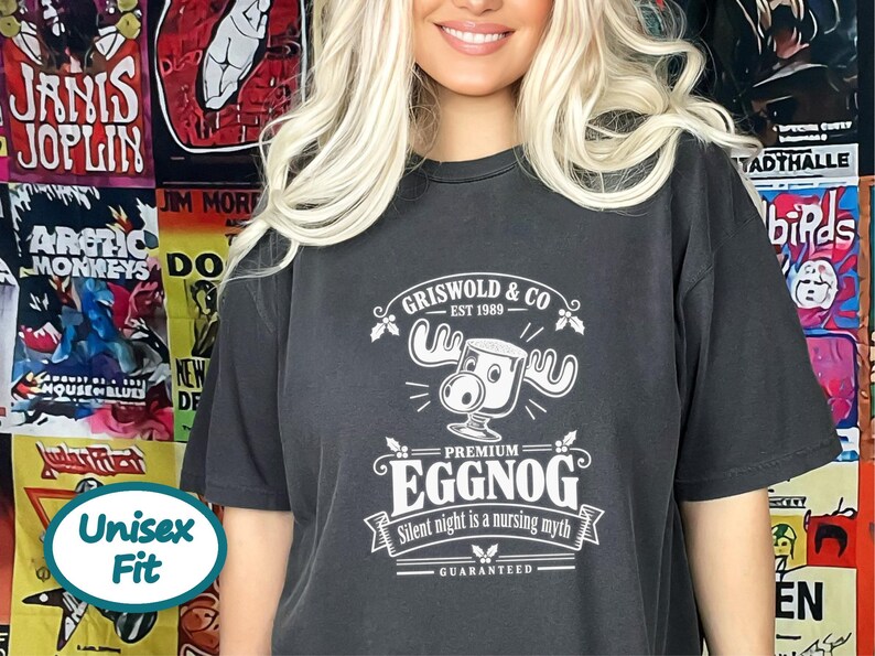 Griswold Shirt, Funny Christmas Pajamas, Nurse Christmas Gift, Eggnog Shirt, Clark Griswold, Holiday Humor Tee imagen 7