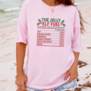 Christmas Elf Shirt, Funny Christmas Tee, Elf Costume, Holiday Family Shirt, Matching Christmas Shirt, Elf Fuel Shirt image 10