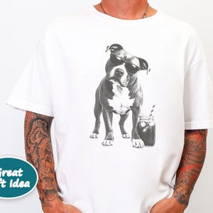 Funny Pitbull Shirt, Iced Coffee Dog Lover Gift, Pittie Mom Tee, Bully Breed Graphic Shirt, Vintage Dog Tee imagem 7