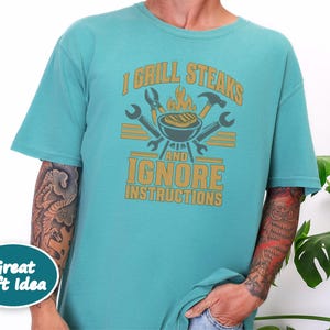 Funny Grill Shirt, Grill Master Tee, Mechanic Shirt, Dad Grill Gift, BBQ Lover Shirt, Grilling Shirt, Tool Shirt, Funny BBQ Tee bild 7