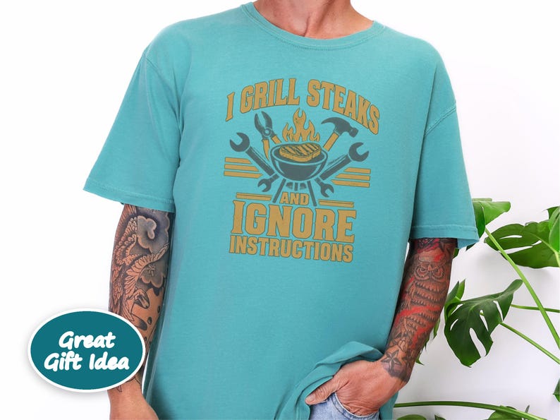 Funny Grill Shirt, Grill Master Tee, Mechanic Shirt, Dad Grill Gift, BBQ Lover Shirt, Grilling Shirt, Tool Shirt, Funny BBQ Tee bild 7