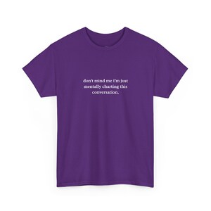 Mentally Charting Nurse Shirt | Funny Sarcastic RN Gift for Healthcare Worker | Humorous Nursing Student and ICU Nurse Life Tee and Bild 3