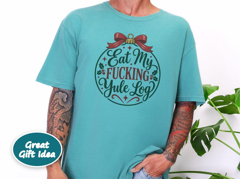 Funny Christmas Shirt, Inappropriate Xmas Tee, Sarcastic Holiday Gift, Adult Humor Shirt, Offensive Christmas Graphic image 4