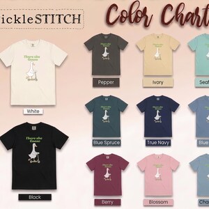 Comfort Colors Silly Goose Tee, There She Goose Funny Birdwatcher Shirt, Sarcastic Cottagecore Animal Lover Outfit, Aunt Goose imagen 11