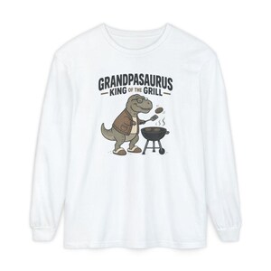 Grandpasaurus King Of Grill Shirt, Father's Day Grandpa Gift, Grill Master Tee, BBQ Lover Shirt, Funny Grandpa T-Shirt image 14