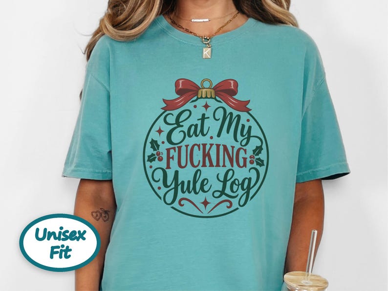 Funny Christmas Shirt, Inappropriate Xmas Tee, Sarcastic Holiday Gift, Adult Humor Shirt, Offensive Christmas Graphic image 9