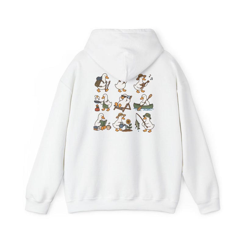 Regalo para amantes de los patos, camiseta para amantes del camping, regalo de senderismo para él, camiseta para amantes de la naturaleza, camiseta de pato adorable imagen 12