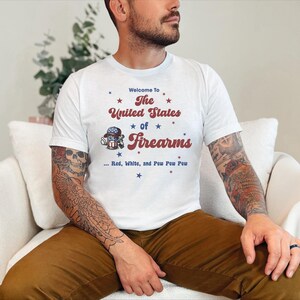 United States of Firearms 2nd Amendment Shirt | Patriotic Gun Rights Tee, Freedom and Liberty Gift for Him, Dad, Veteran, Second Amendment immagine 14