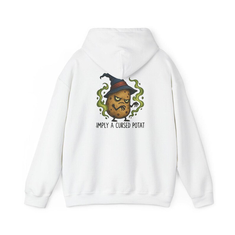 Aardappelshirt, grappig aardappelcadeau, tovenaars-T-shirt, weirdcore-shirt, magisch tovenaarsshirt, vervloekte aardappeltovenaar afbeelding 12