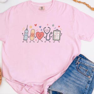 School Nurse Shirt, Pediatric Nurse Gift, Healthcare Worker Shirt, Registered Nurse Tee, Medical Professional Gift image 1