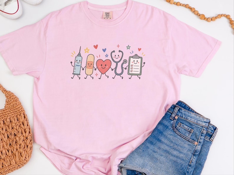 School Nurse Shirt, Pediatric Nurse Gift, Healthcare Worker Shirt, Registered Nurse Tee, Medical Professional Gift image 1