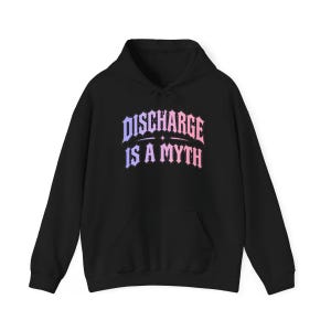 Frauenarzt-Shirt, Sarkastisches Hexen-T-Shirt, Humorvolles Geschenk für die Zeit nach der Geburt, Ausfluss ist ein Mythos, Gothic-Girl-Shirt Bild 11
