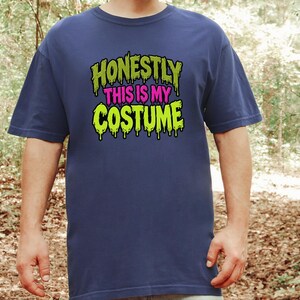 Lazy Costume Shirt, Halloween Movie Tee, Funny Slogan Tee, Sarcastic Halloween Costume Shirt, Lazy Costume Party image 1
