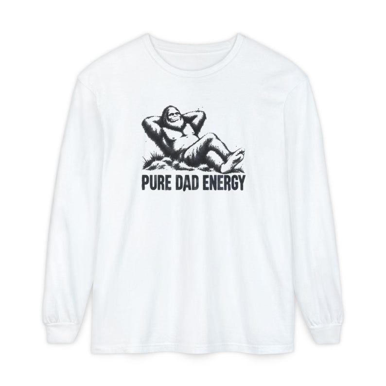 Bigfoot Dad Shirt, Funny Cryptid Shirt, Pure Dad Energy, Sasquatch Lover Gift, Funny Bigfoot Gift, Cryptid Hunter Tee, Vintage Sasquatch image 14