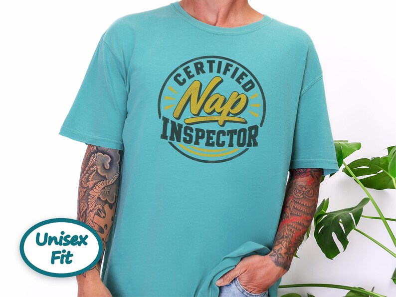 Nap Lover Shirt, Certified Nap Inspector Tee, Funny Napping Gift, Lazy Day Shirt, Sleepy Vibes Tee, Certified Nap Inspector image 7