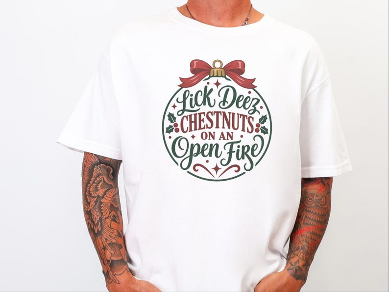 Funny Christmas Ornament, Inappropriate Humor Gift, Adult Secret Santa, Gag Gift For Men, Sarcastic Holiday Decor image 1