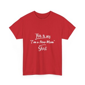 New Mom Shirt First Time Mom Gift for Expecting Mom and Mama Tee Mother and #39;s Day Funny Mom Life Apparel - New Mommy Present Pregnancy image 1