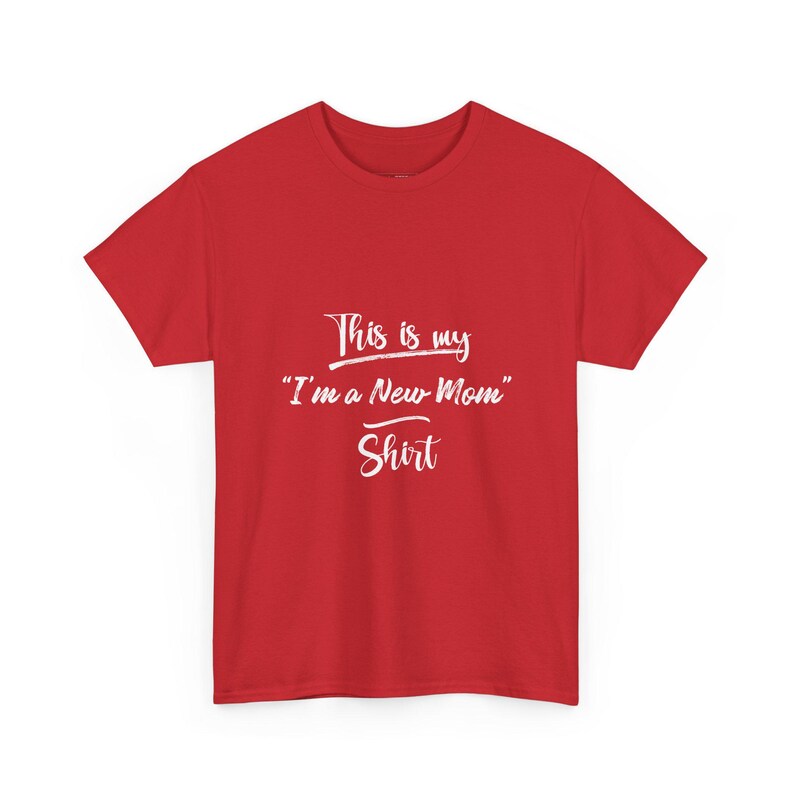 New Mom Shirt First Time Mom Gift for Expecting Mom and Mama Tee Mother and #39;s Day Funny Mom Life Apparel - New Mommy Present Pregnancy image 1