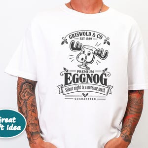 Griswold Shirt, Funny Christmas Pajamas, Nurse Christmas Gift, Eggnog Shirt, Clark Griswold, Holiday Humor Tee imagen 10