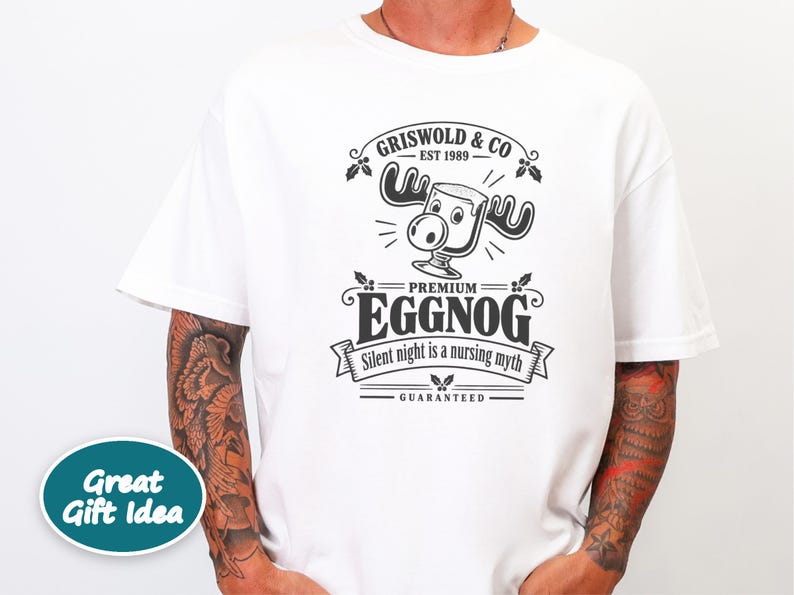 Griswold Shirt, Funny Christmas Pajamas, Nurse Christmas Gift, Eggnog Shirt, Clark Griswold, Holiday Humor Tee imagen 10