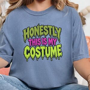 Lazy Costume Shirt, Halloween Movie Tee, Funny Slogan Tee, Sarcastic Halloween Costume Shirt, Lazy Costume Party image 6