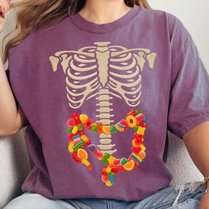 Comfort Colors Gastroenterology Department Nurse Shirt, Colonoscopy Endoscopy Technologist Tee, Digestive System Anatomy Gastroenterologist image 2
