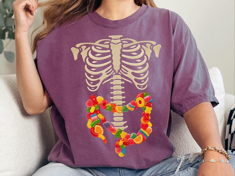 Comfort Colors Gastroenterology Department Nurse Shirt, Colonoscopy Endoscopy Technologist Tee, Digestive System Anatomy Gastroenterologist image 2