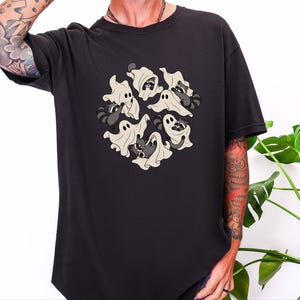Raccoon Ghost Shirt, Funny Halloween T Shirt, Cute Spooky Season Tee, Trash Panda Gift image 8