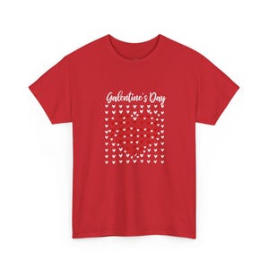 Galentines Day Shirt, Anti Valentines Funny Heart Mosaic Tee, Retro Sarcastic Doodle Love Apparel, Perfect Girls Night Out Gift for Her imagen 1