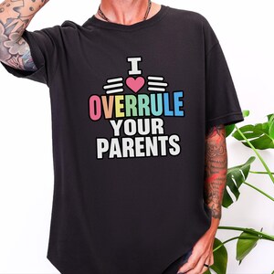 Funny Uncle Shirt, Overrule Your Parents Gift, Cool Aunt Tee, Funcle Hoodie, Favorite Auntie Sweatshirt, Sarcastic Family Joke Top Bild 1