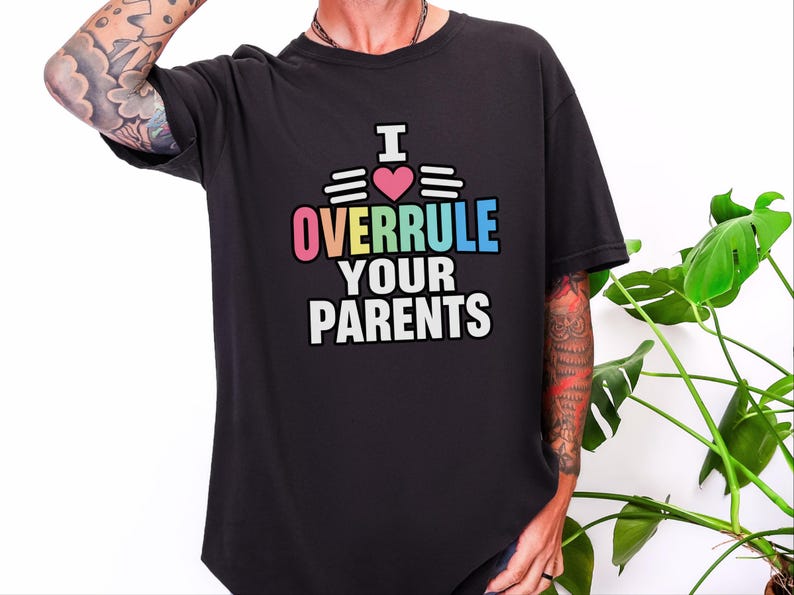 Funny Uncle Shirt, Overrule Your Parents Gift, Cool Aunt Tee, Funcle Hoodie, Favorite Auntie Sweatshirt, Sarcastic Family Joke Top Bild 1