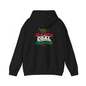 Funny Christmas Shirt, Ask Me About My Coal Collection, Sarcastic Holiday Tee, Funny Gag Gift, Naughty List Shirt, Holiday Party Top imagen 11