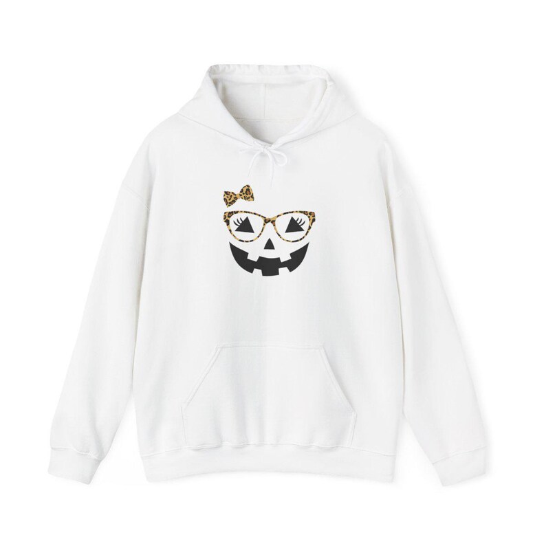 Comfort Colors Jack O Lantern Face Shirt, Womens Fall Halloween Party Tee, Cute Leopard Print Pumpkin Sweatshirt, Leopard Pumpkin image 10